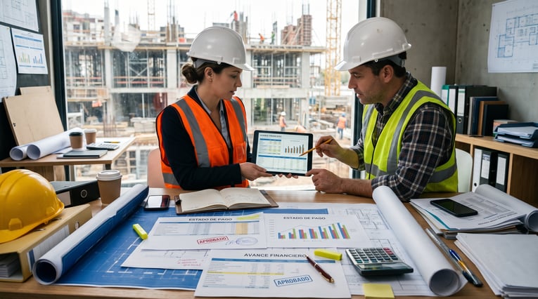 Estado de pago en construccion