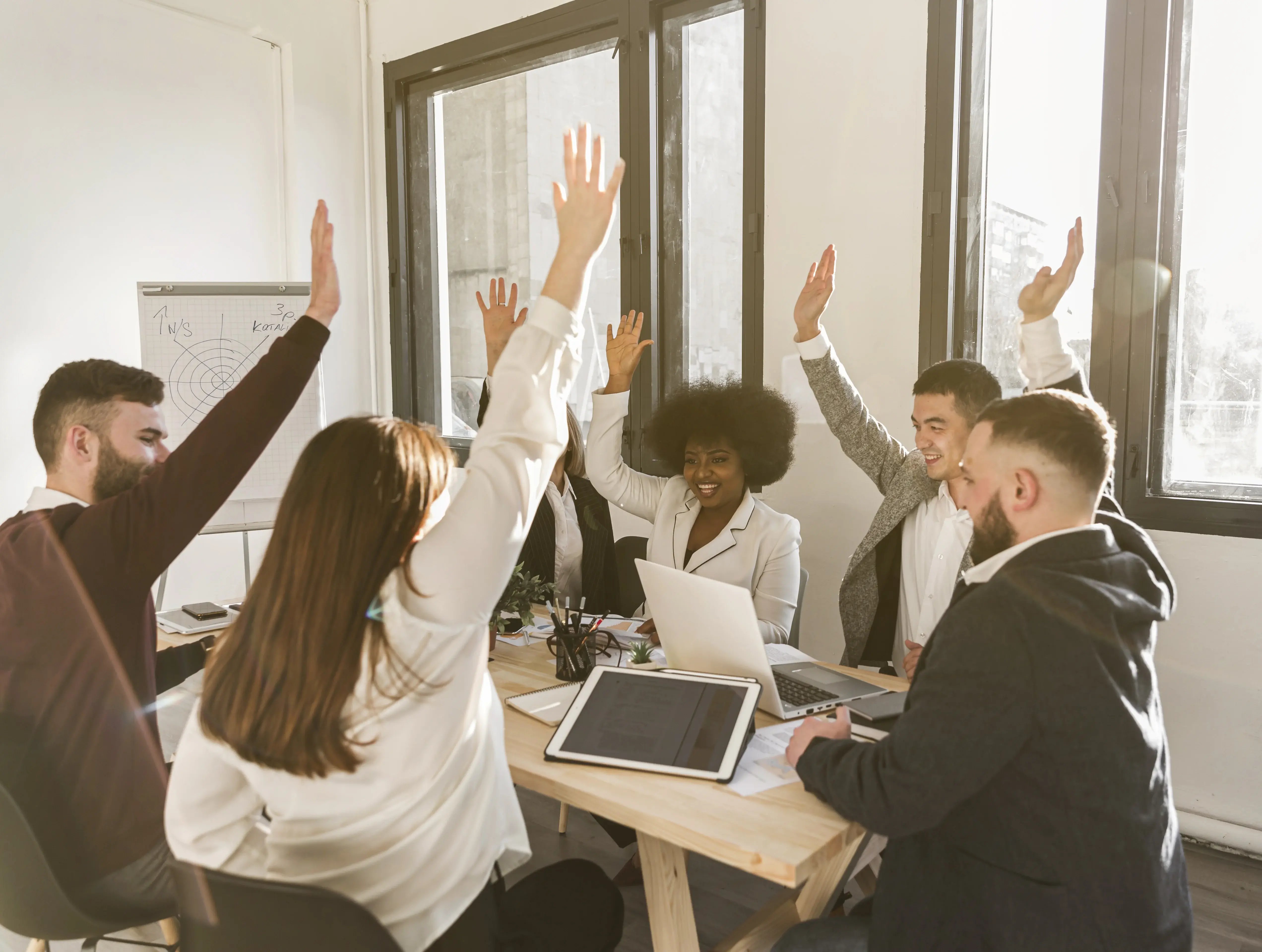 front-view-business-people-office