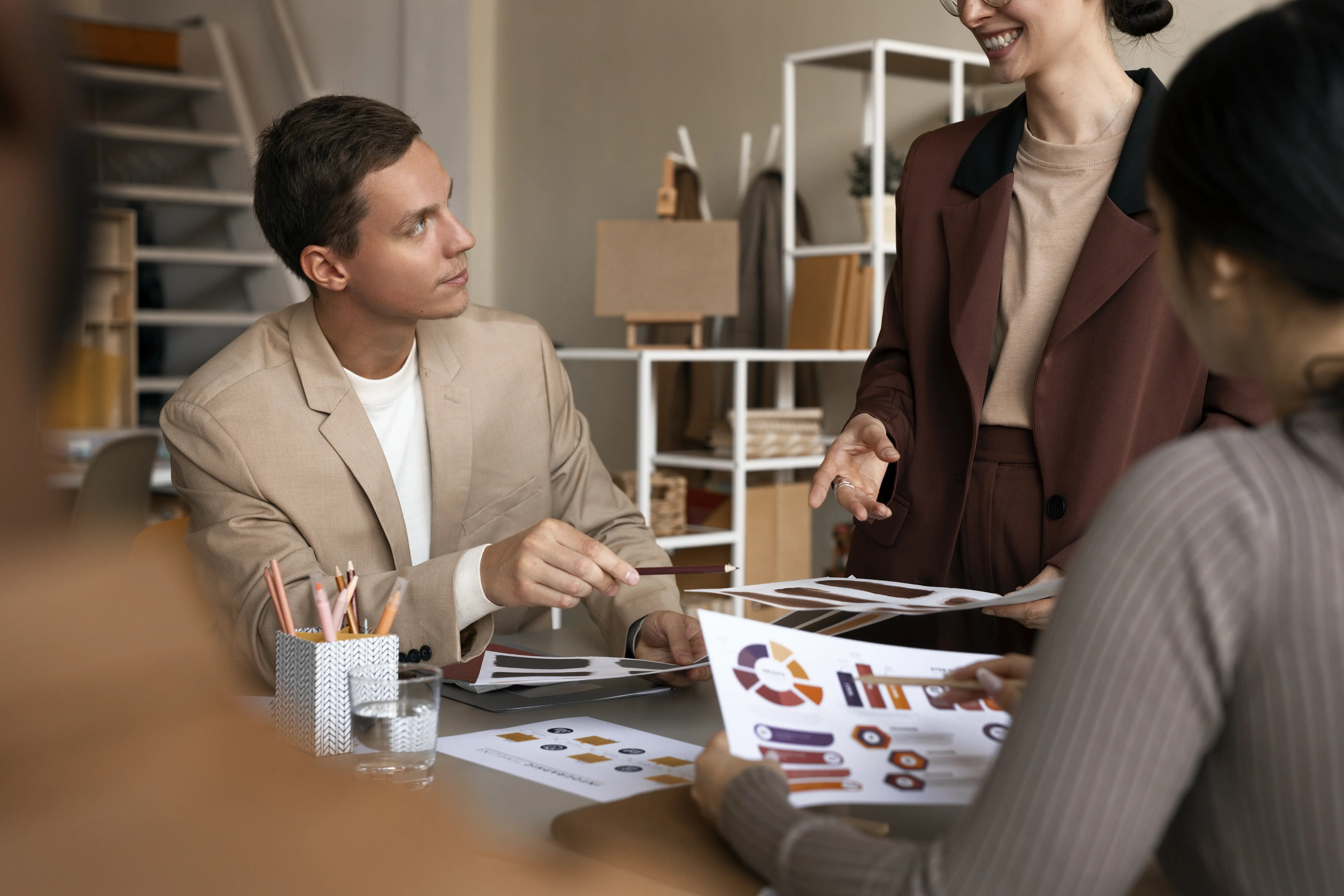 side-view-colleagues-working-as-team