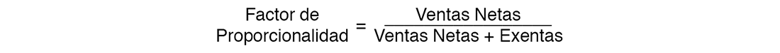 Fórmula factor de proporcionalidad